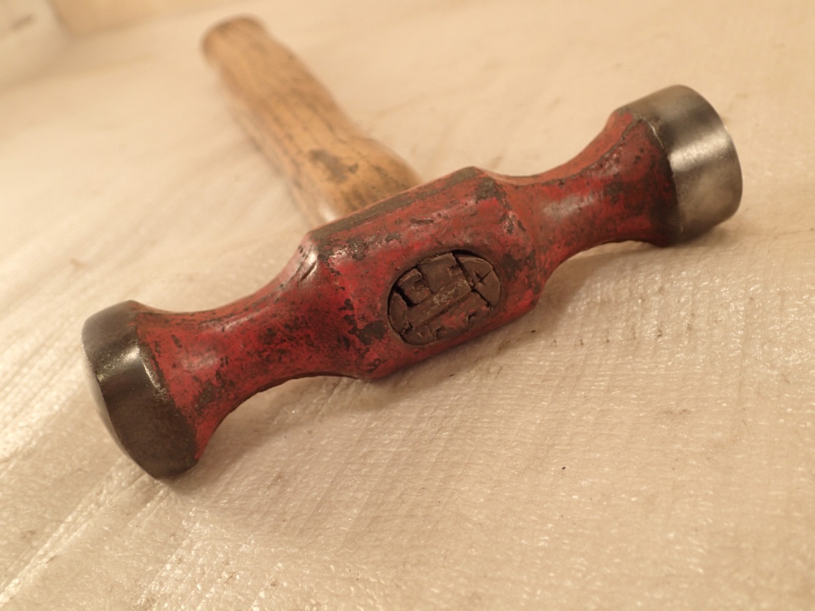 Vtg Auto Body Metal Forming Shaping Round & Square Crowned Domed Face Hammer