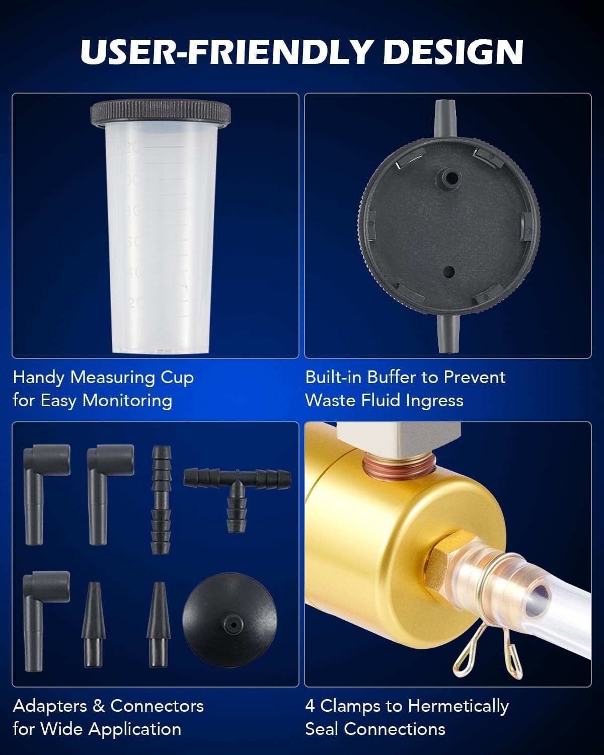 Corrosion-Resistant Brake Bleeding Kit with Easy Operation and Wide Application