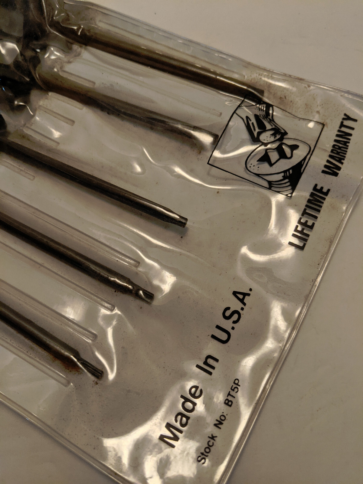 AMSCO Pointed Star Drivers #BT5P Made in USA T10, T15, T20, T25, T30 – Set of 5
