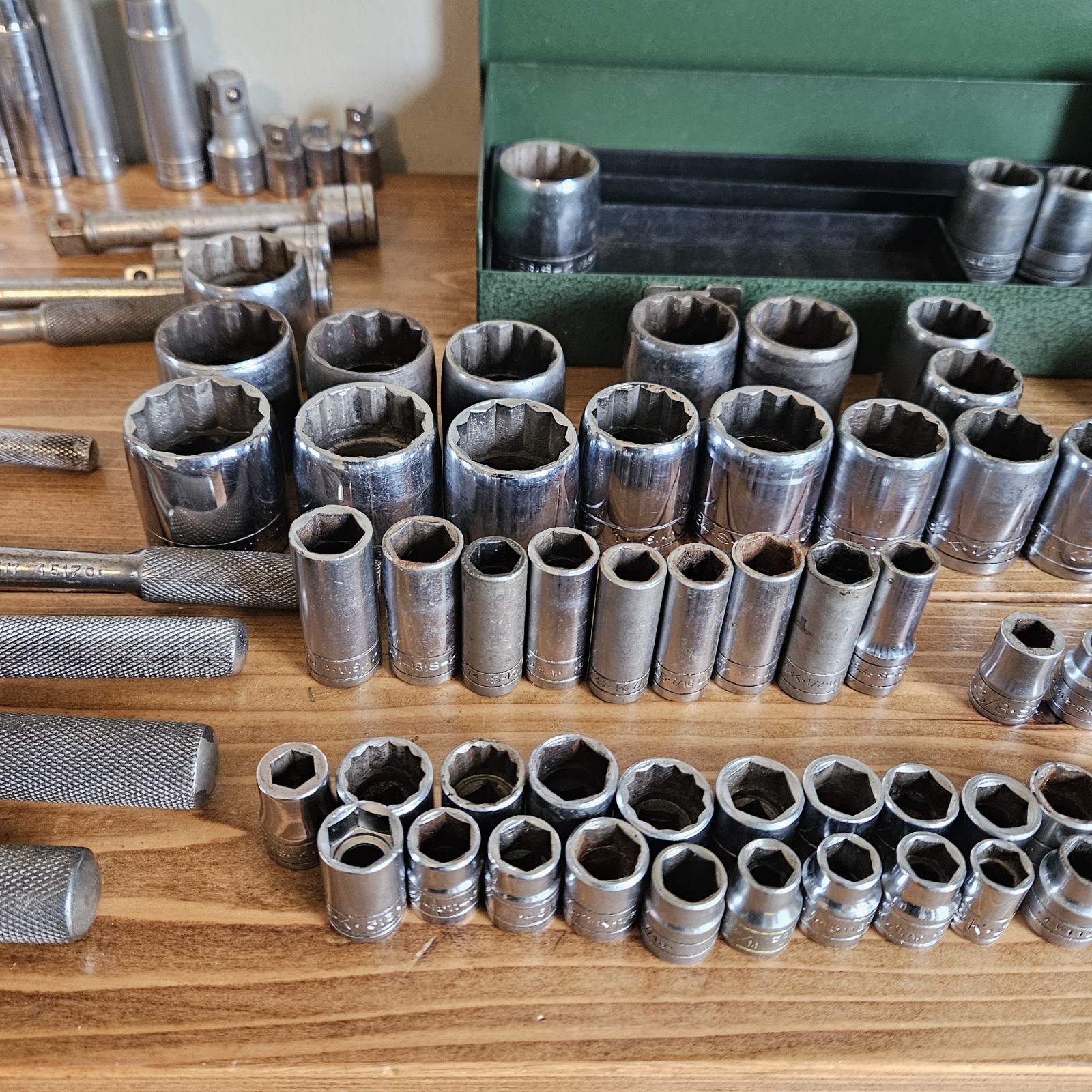 Large Mixed SK Tool, Sockets, Wrenches & Ratchets Lot