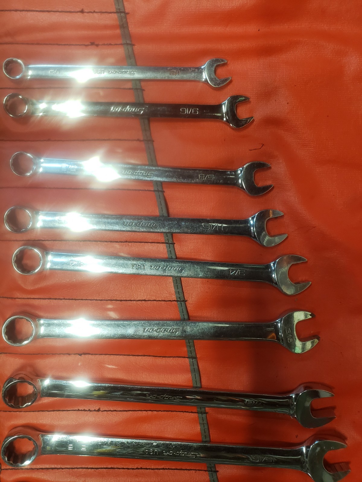 Snap On SAE Wrench Set 14 Pieces Oex Soex