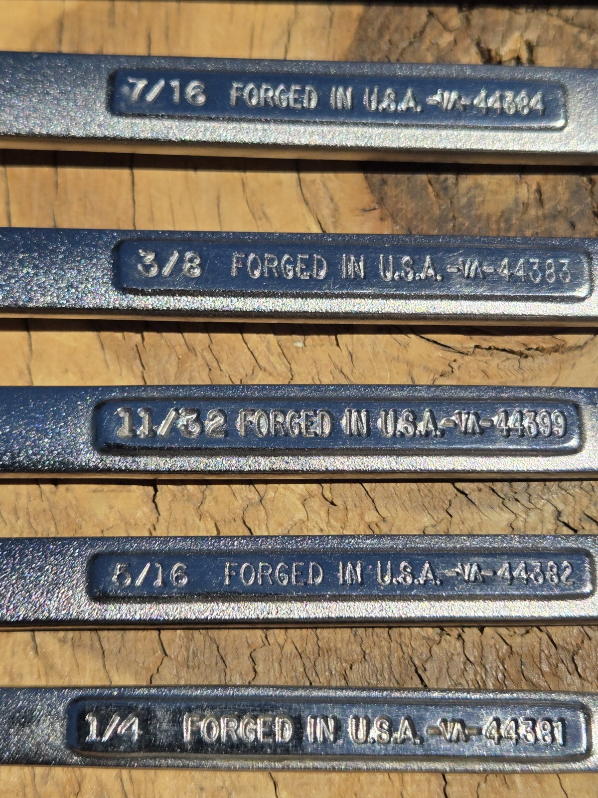 Vintage Craftsman VA USA 13pc SAE 6 Point Combination Wrench Set 1/4″-15/16″ EUC