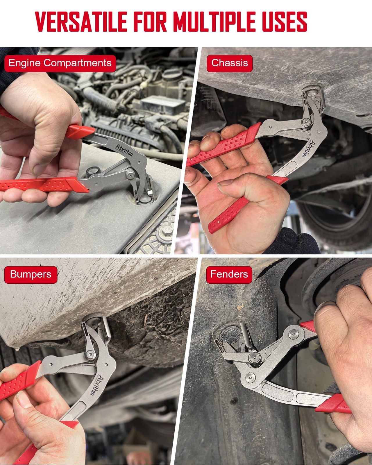 Car Clip Pliers, Professional Auto Removal Pliers Tool, Panel Red