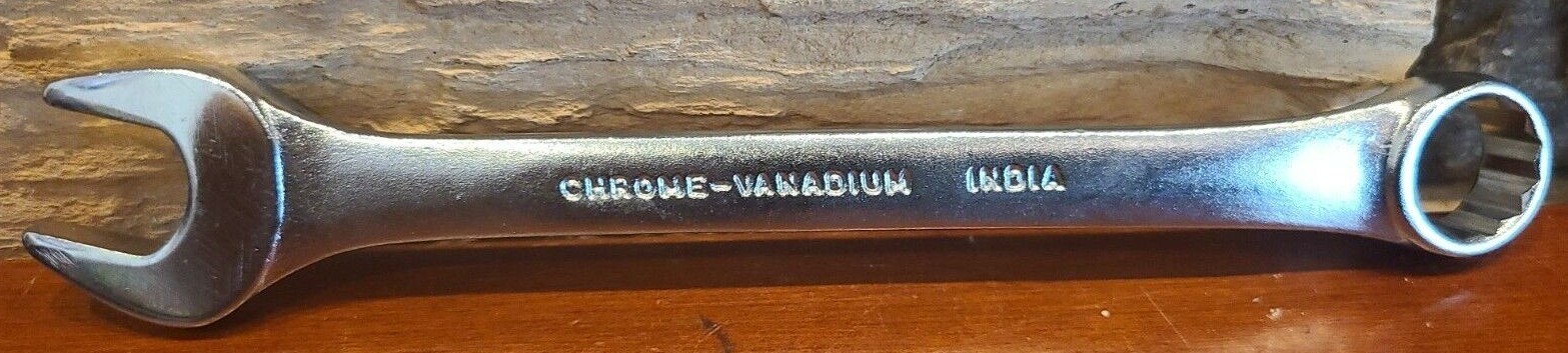 Forged Chrome Vanadium 17 MM Open End Combination Wrench Made in India 8″