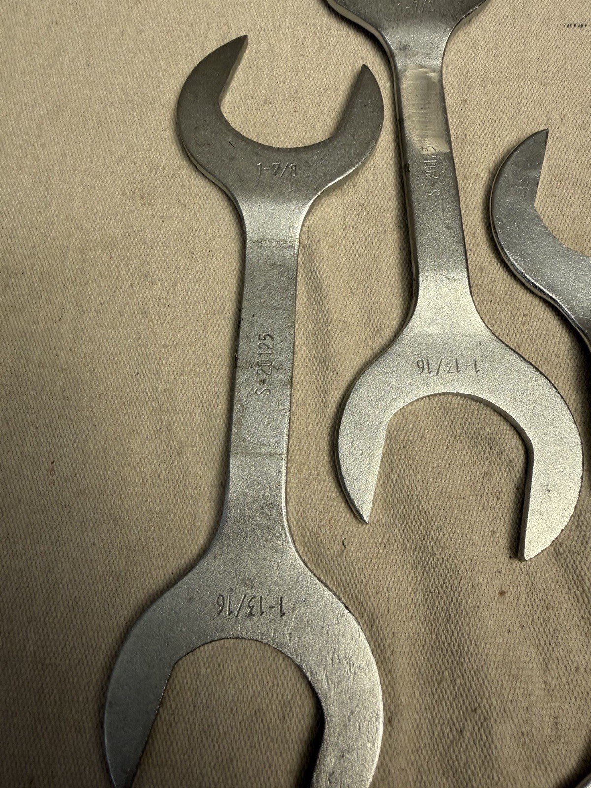 Lot of 5 One Proto USA Double Open End Hydraulic Wrenches 1-1/8 1-3/16 AN3505-25