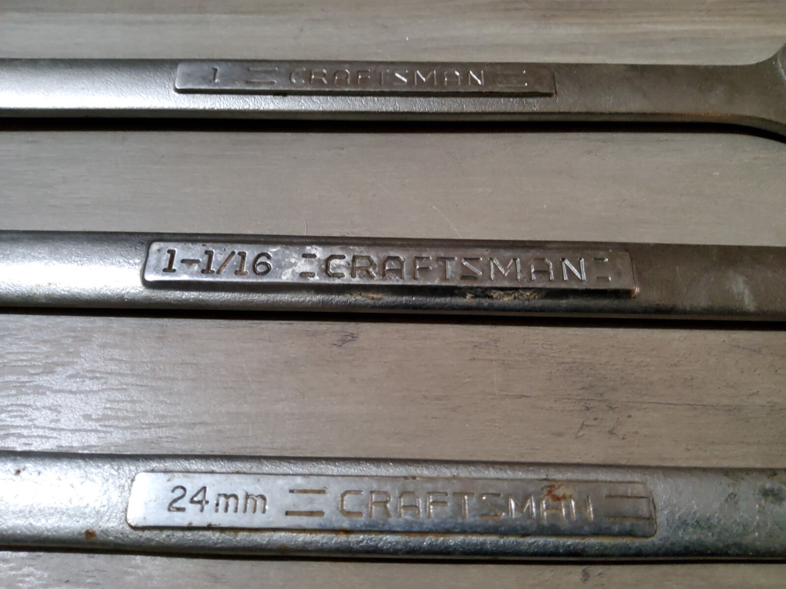 Craftsman USA Combination 12pt Wrench Set 24mm 42923 1»44705 1 1/16th 44706