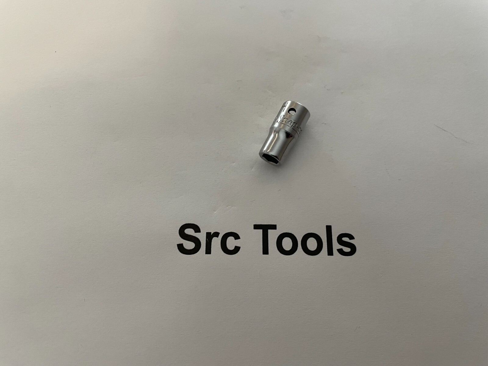 *RARE* Snap-on Tools USA 1/4″ Driv 6mm Metric 6pt Shallow Chrome Socket TM-6M
