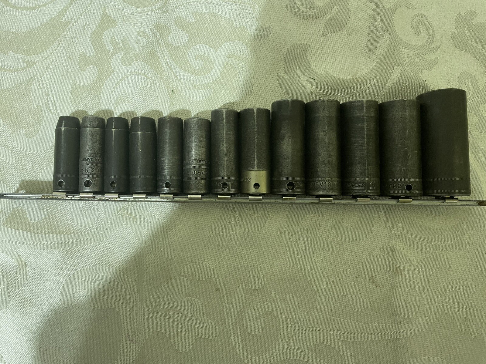Snap-On Deep Dish 3/8” Drive SIMFM Metric 13 PCs 8mm To 24mm