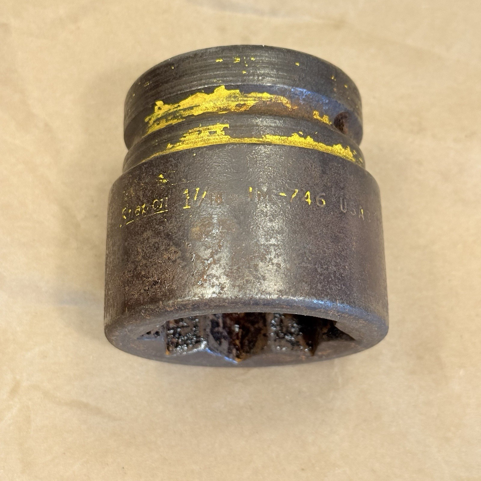 Snap-on 1″ Drive 8 Point 1-7/16″ Impact Socket USA IM-746