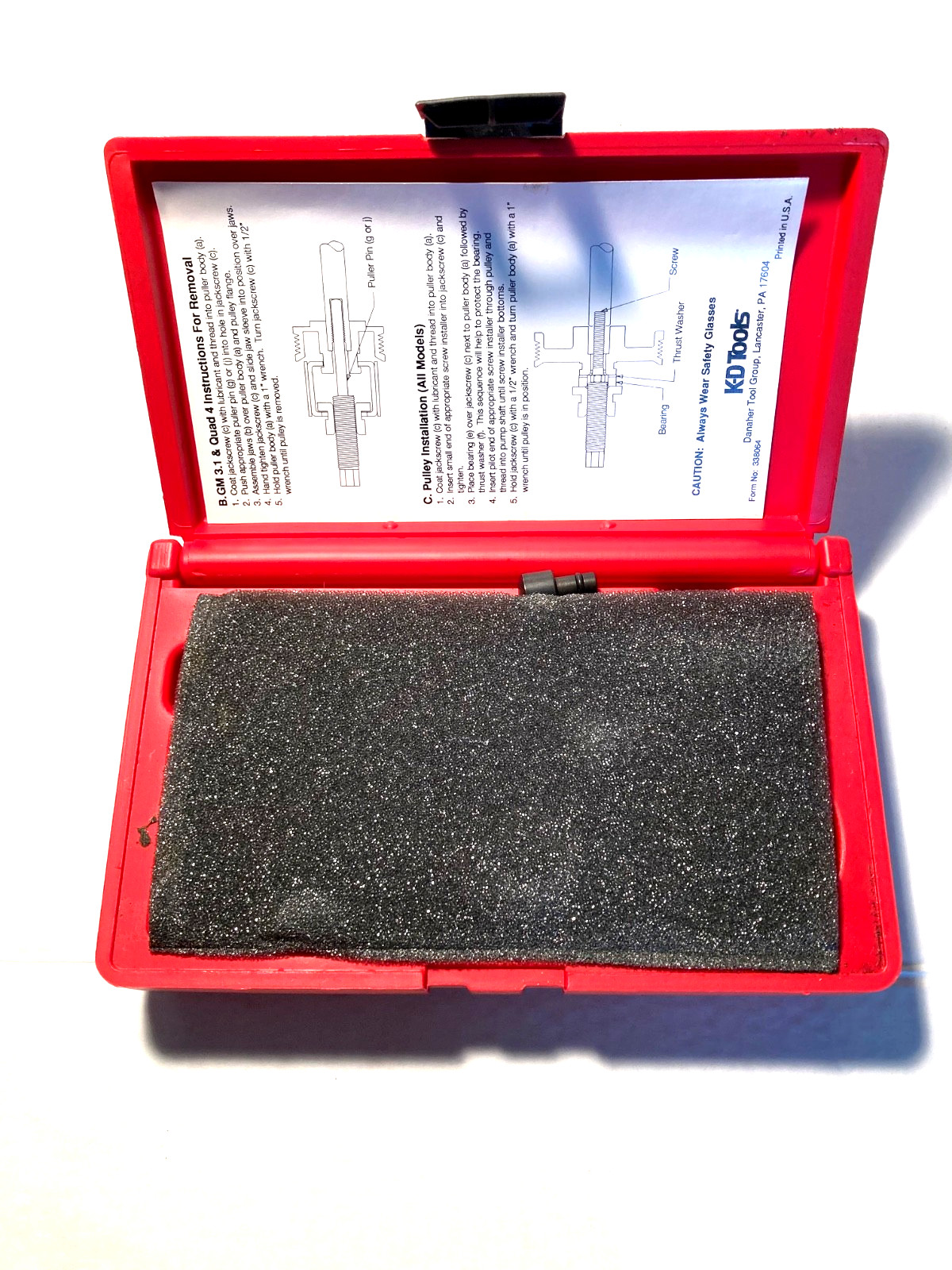 KD Tools K-D 2897 Pulley remover/Installer Set