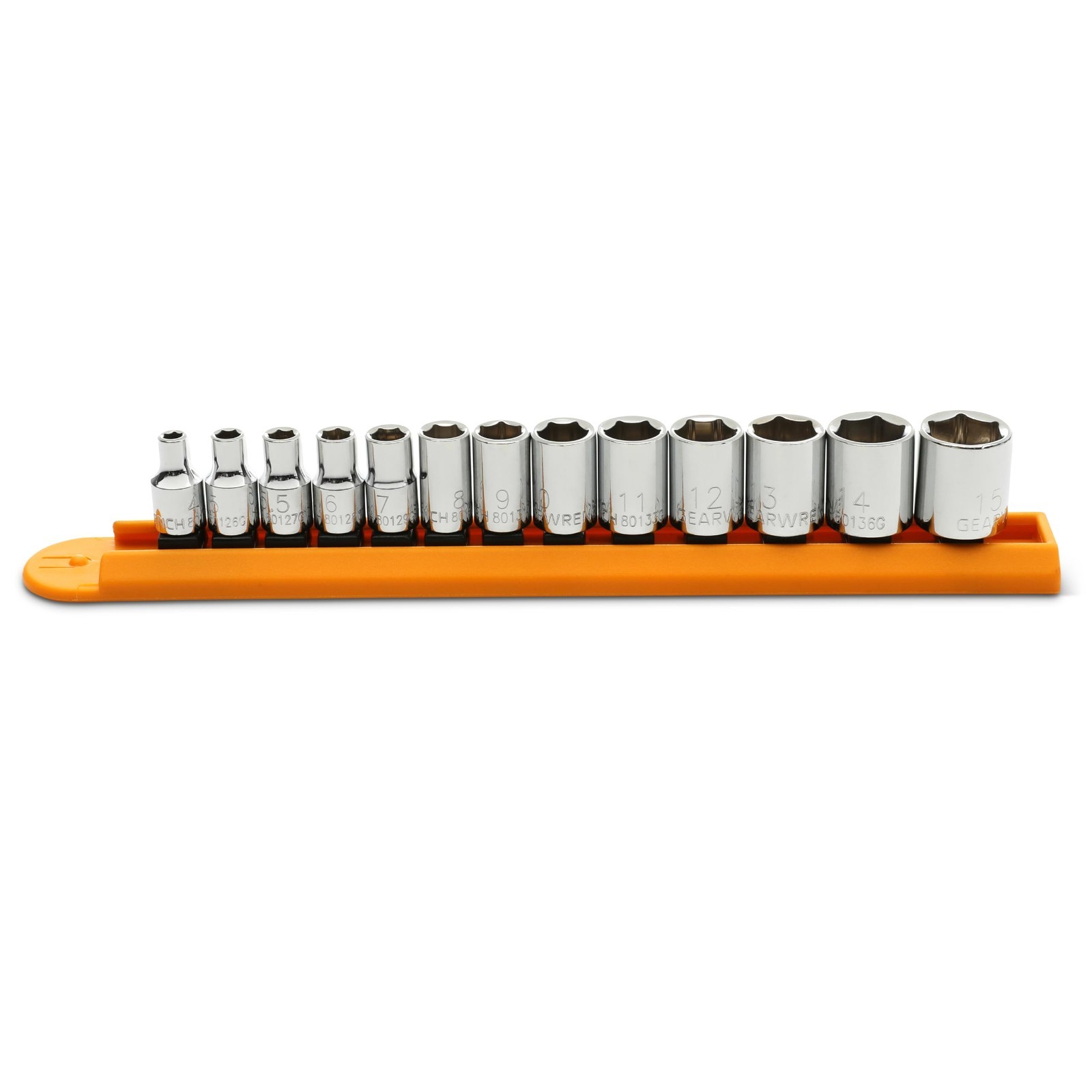 13 Pc 1/4″ Drive Socket Set – Standard & Metric, 6 Point, Durable Tool Kit