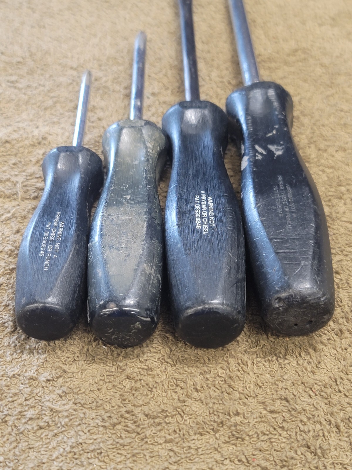 4 Snap on Screwdriver Set Slotted Philips Flat Head GSDD8 GSDD6 SDDP42 SDDP31
