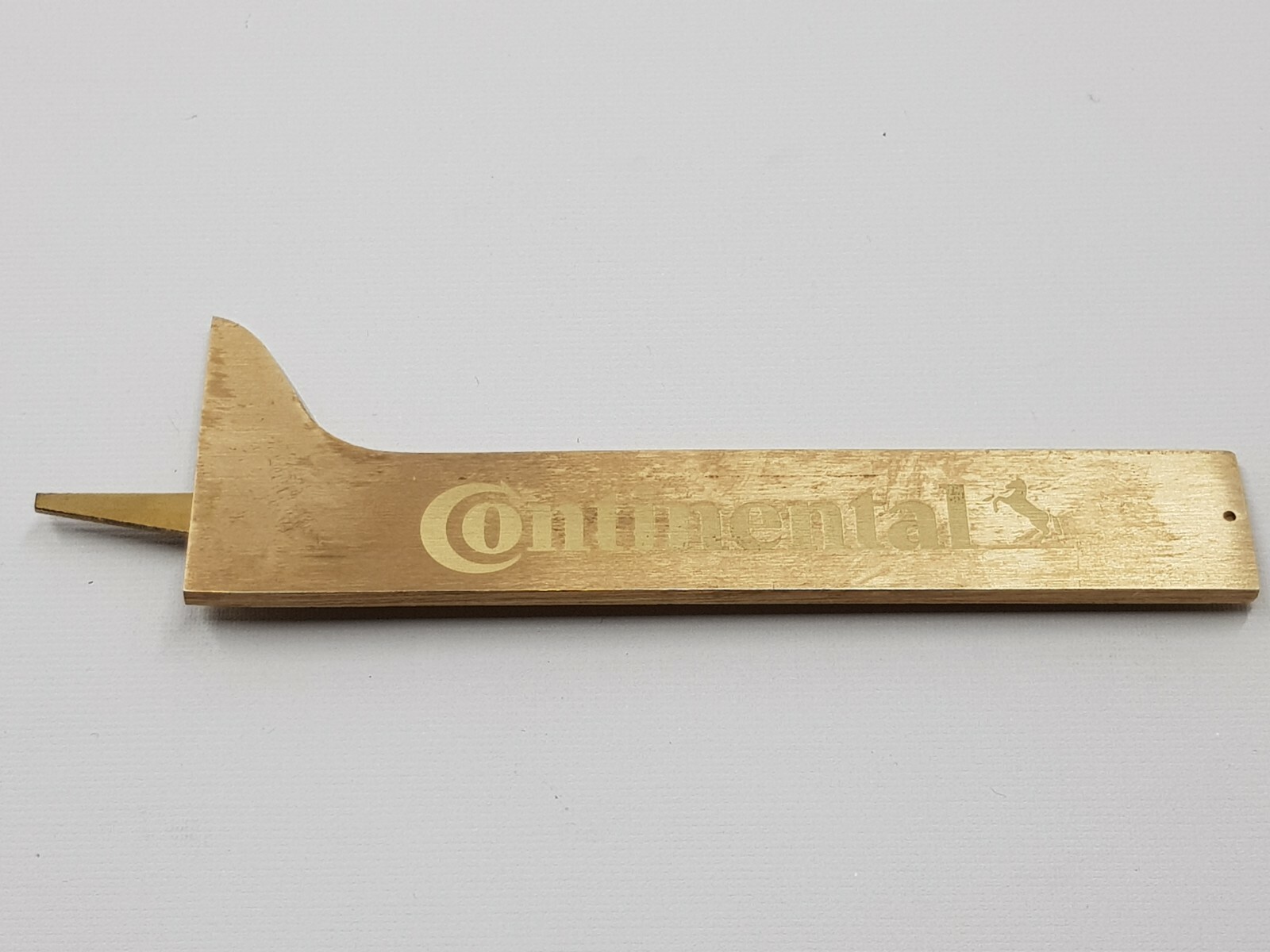Super RARE Genuine Continental Brass Tyre Tred Gauge & 10 continental pens