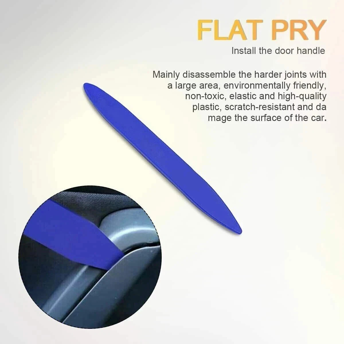 Heavy Duty Car Door Panel Plastic Fastener Remover Body Retainer Clip Pry Tool