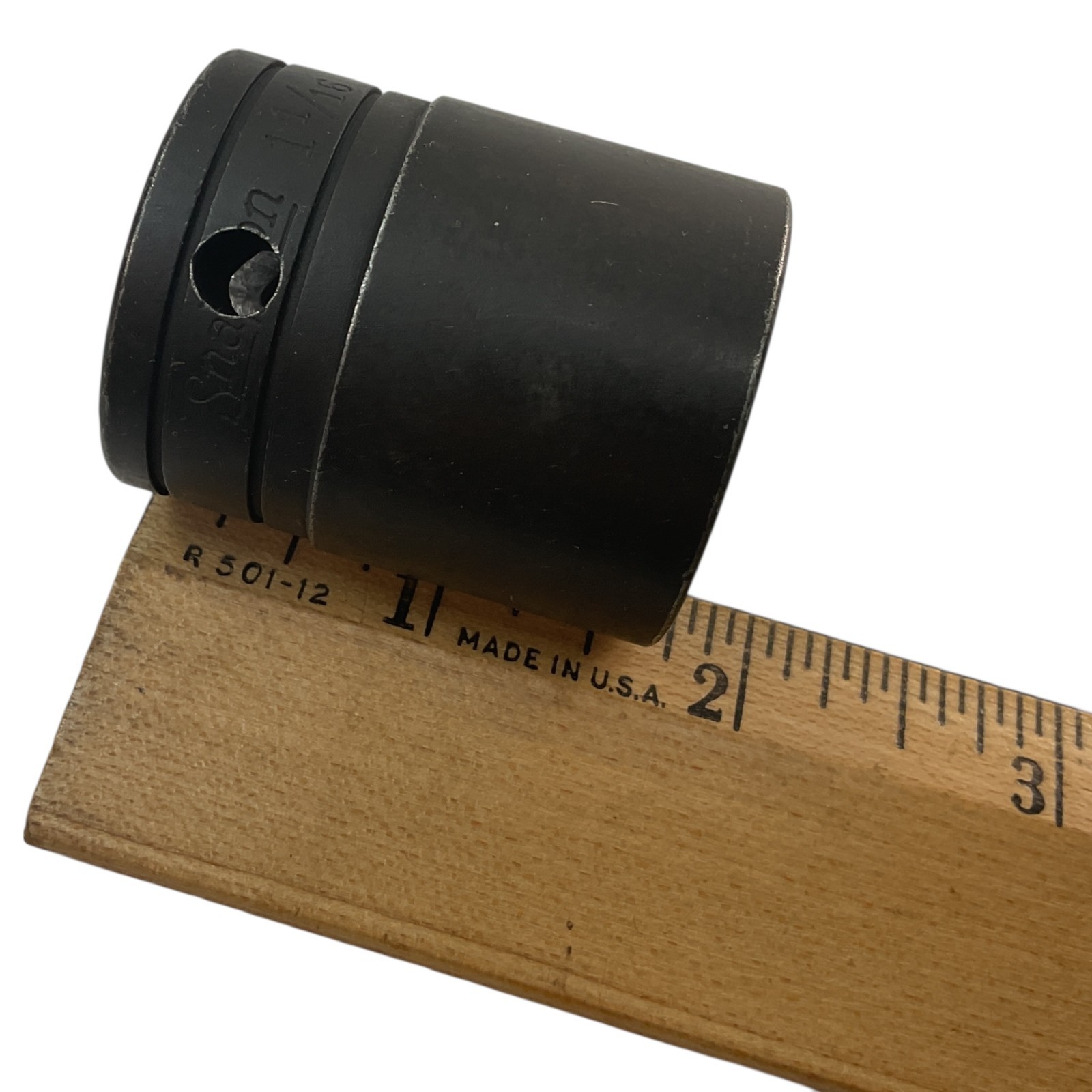 Snap-On Shallow Socket 1-1/16″ GSW341 1/2″ Drive 12 Pt As Pictured Mechanic Tool