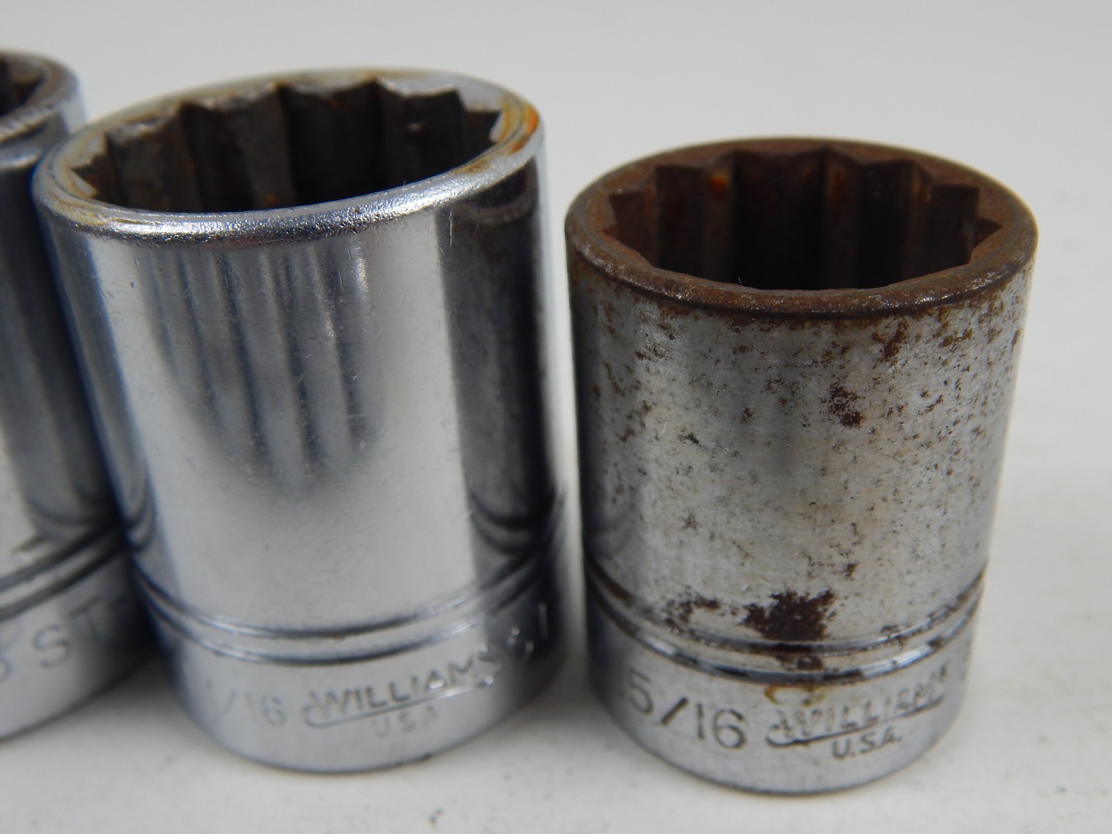 Williams Tools ST 1/2″ Drive SAE Shallow Socket Set 7/16″ to 1-3/16″ 10 Piece