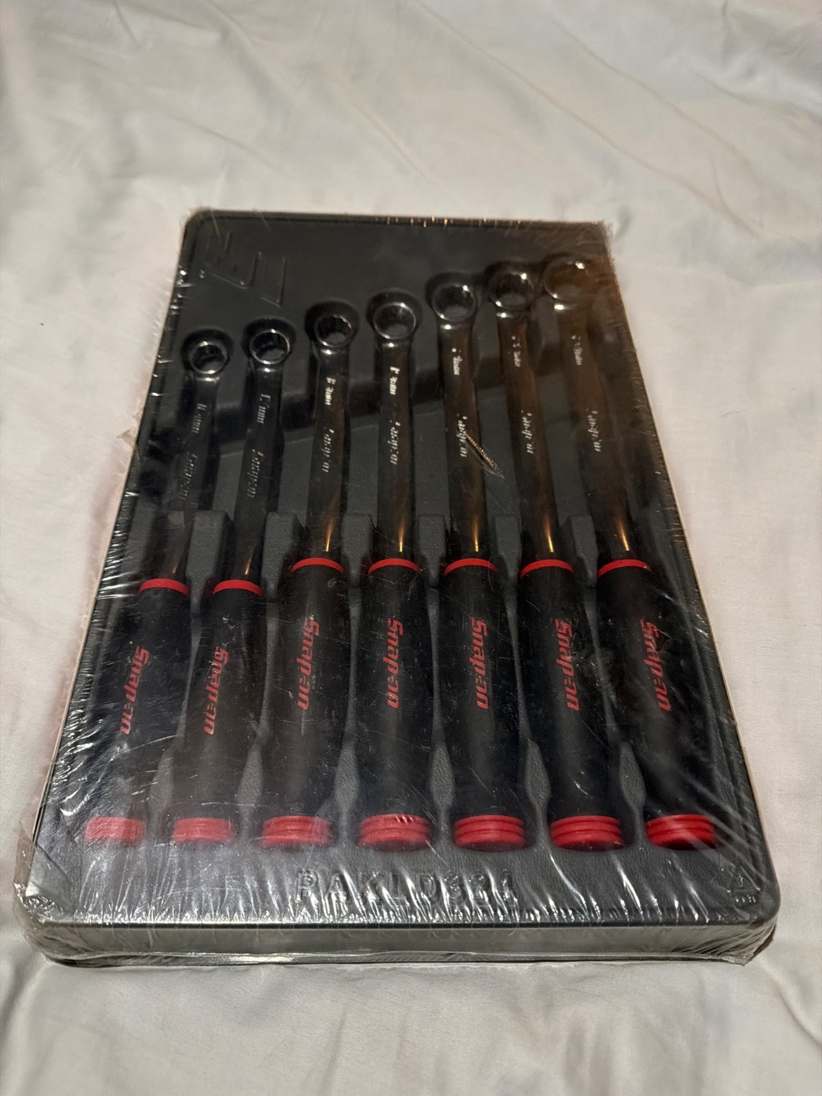 7 pc 12-Point Metric Flank Drive® Soft Grip Box Wrench Set (16–24 mm) (Orange)