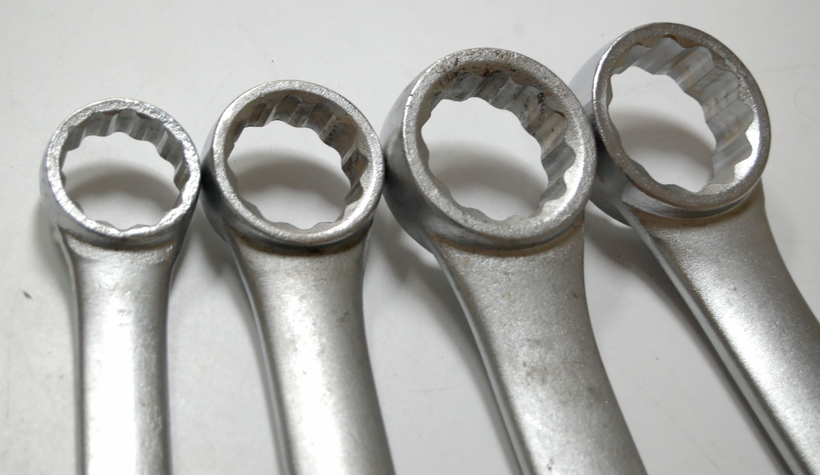 Four Proto Large Combination Wrenches 2″ 1-7/8″ 1-5/8″ 1-7/16″ Satin Finish USA