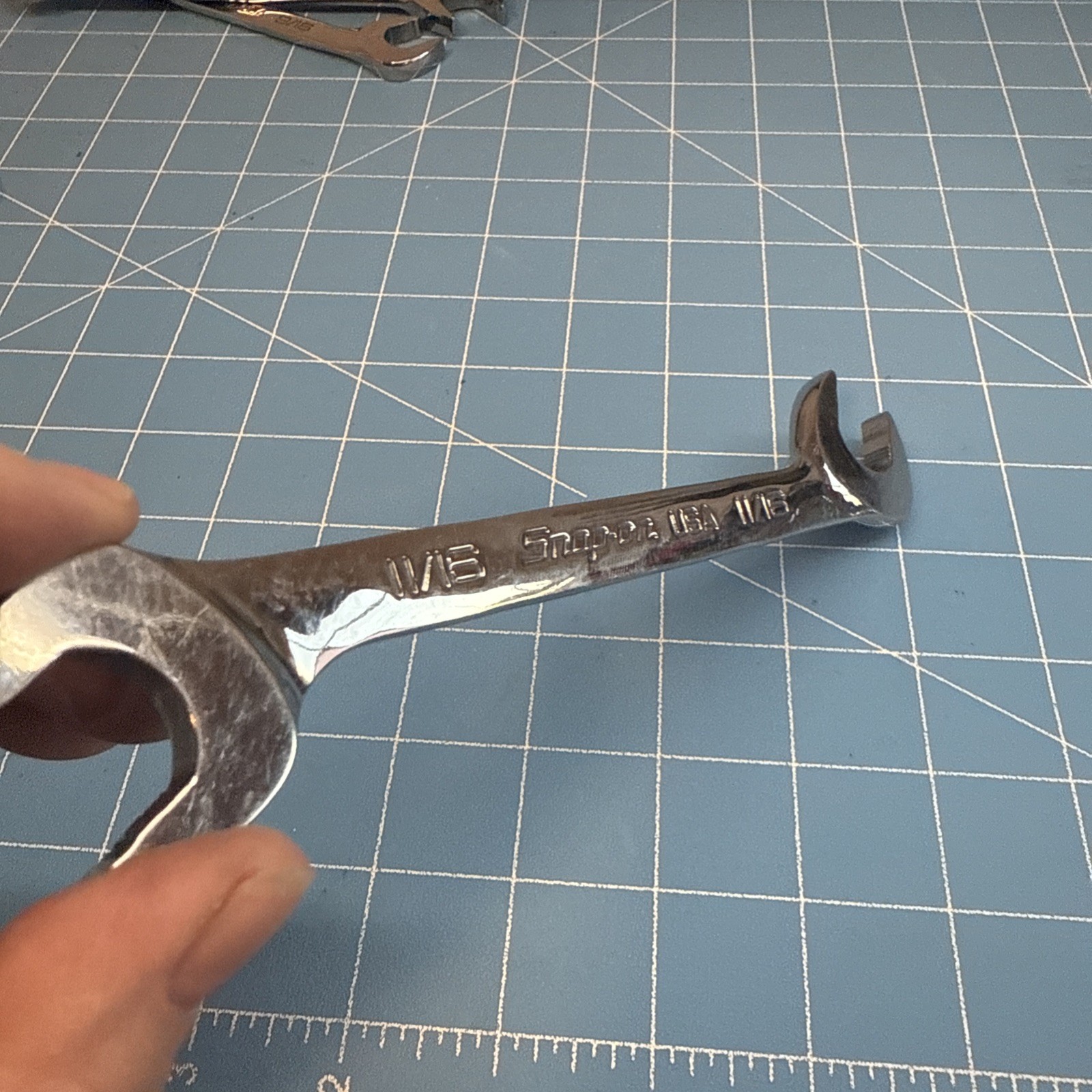 Snap On 11/16″ 4-Way Flank Drive Plus Angle Wrench SVS22 MINT