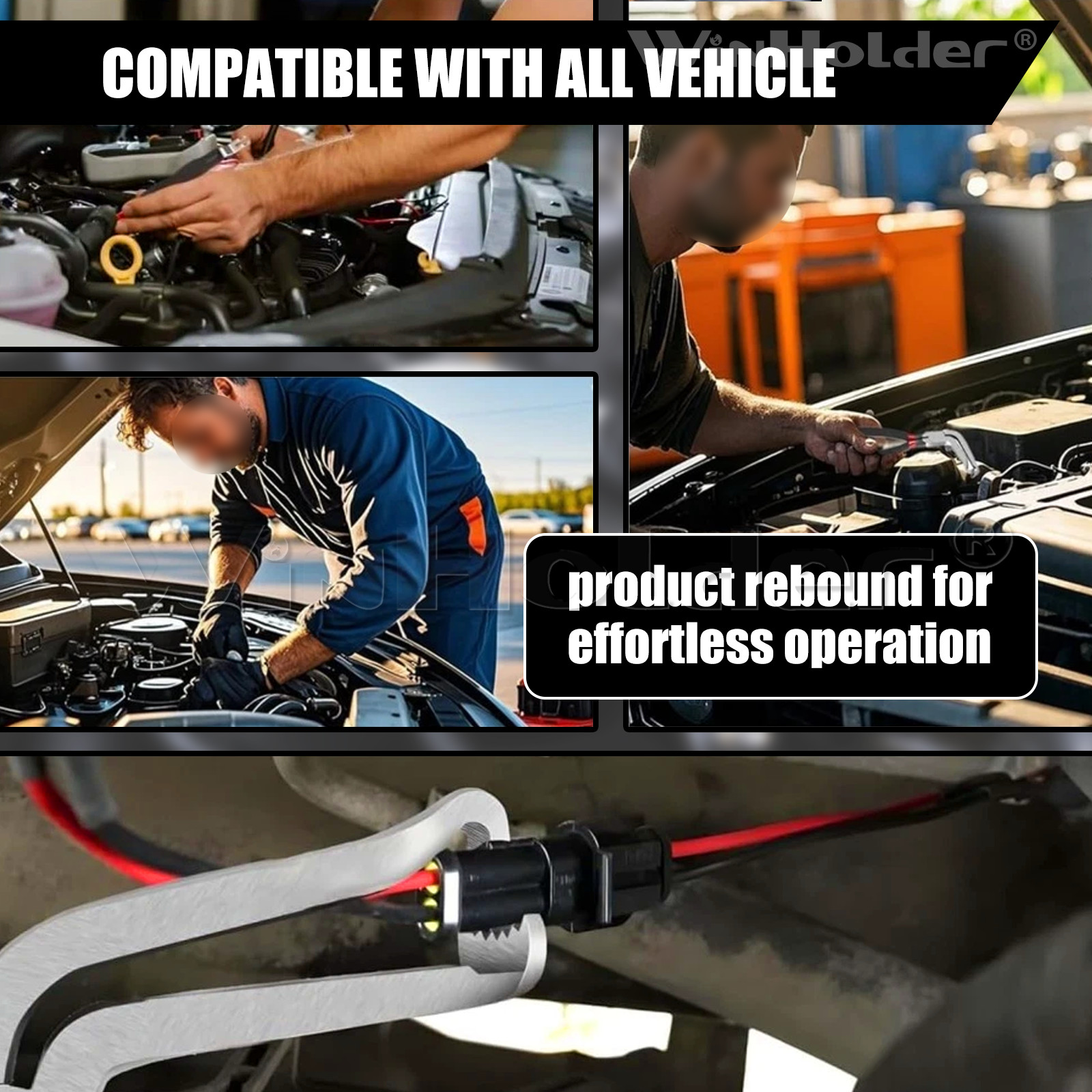 60° Electrical Disconnect Pliers Connector Separator Automotive Terminal Tool