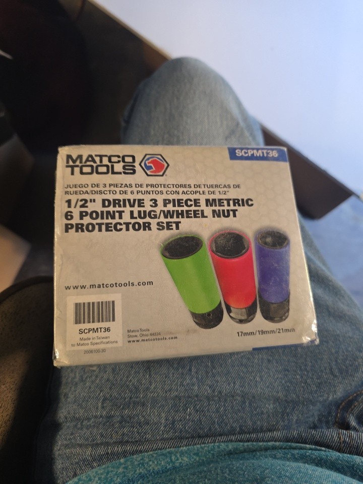 Matco Tools 3Pc 1/2″ Metric 6 Point Lug/wheel Nut Protector Set