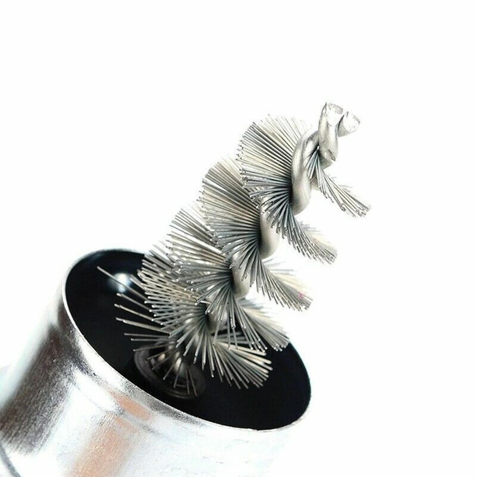 3.22in Car Battery Post Terminal Cleaner Dirt Corrosion Brush Hand Clean Tool