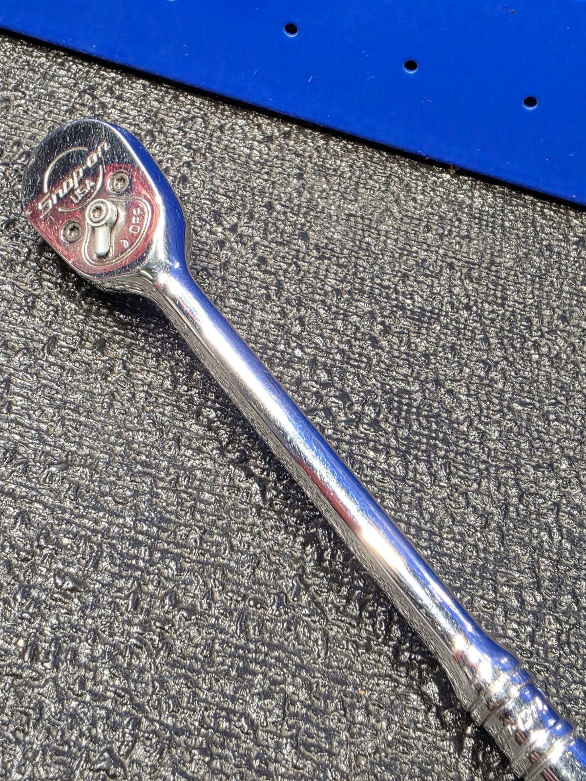 Snap-on Tools TML830 1/4″ Drive Long Handle Chrome Ratchet 6-1/2″ Long