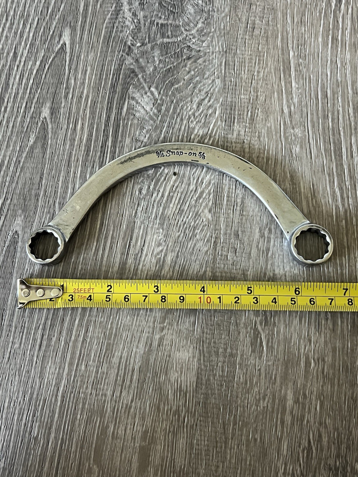 Snap-on CX1820 Half Moon Obstruction Wrench 9/16 5/8 Made in Canada