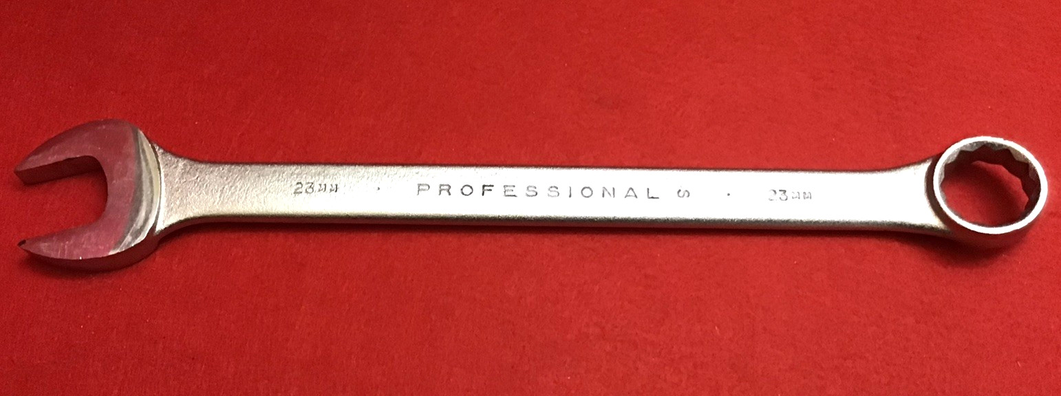 NEW PROTO PROFESIONAL METRIC 7mm-23mm 16Pc.COMBINATION WRENCH SET 12Pt.WITH ROLL