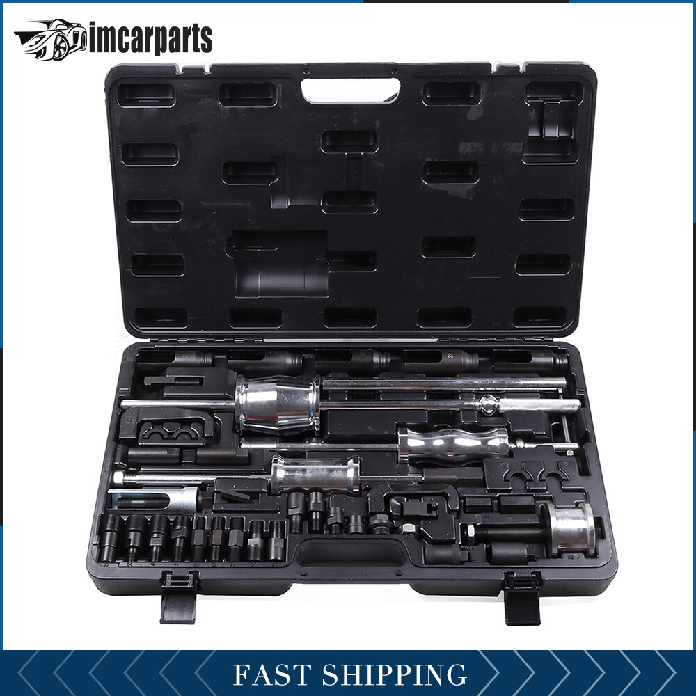 40Pc Diesel Common Rail Injector Puller Set Remover Master Injection Tool Kit