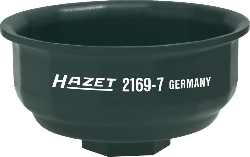 HAZET Oil Filter Wrench 2169-7 ∙ Square Hollow 12.5mm (1/2-Inch) ∙ Outdoor 14..