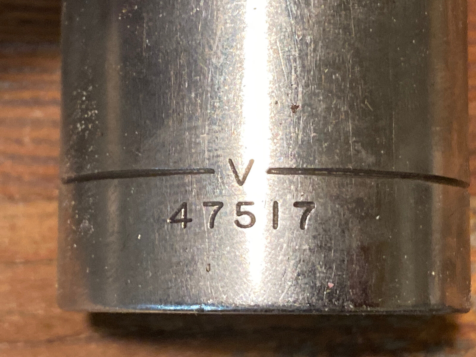 Vintage Craftsman 1-1/4» SAE Shallow 12 Point 1/2» Dr. Socket -V- 47517 USA