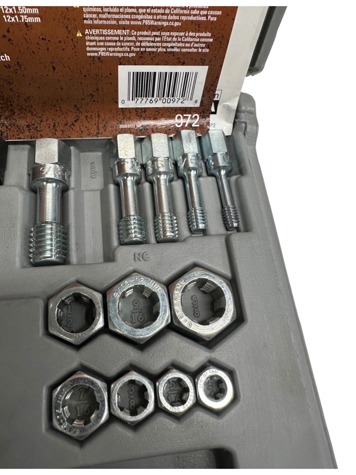Lang Tools 972, 39 Piece Rethreading Set (ONE MISSING)🔥Fast Shipping🔥
