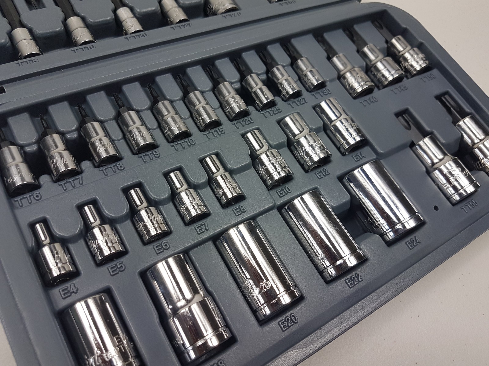 Blue Point 43pc Torx Socket Set with E-Torx – As sold by Snap On.