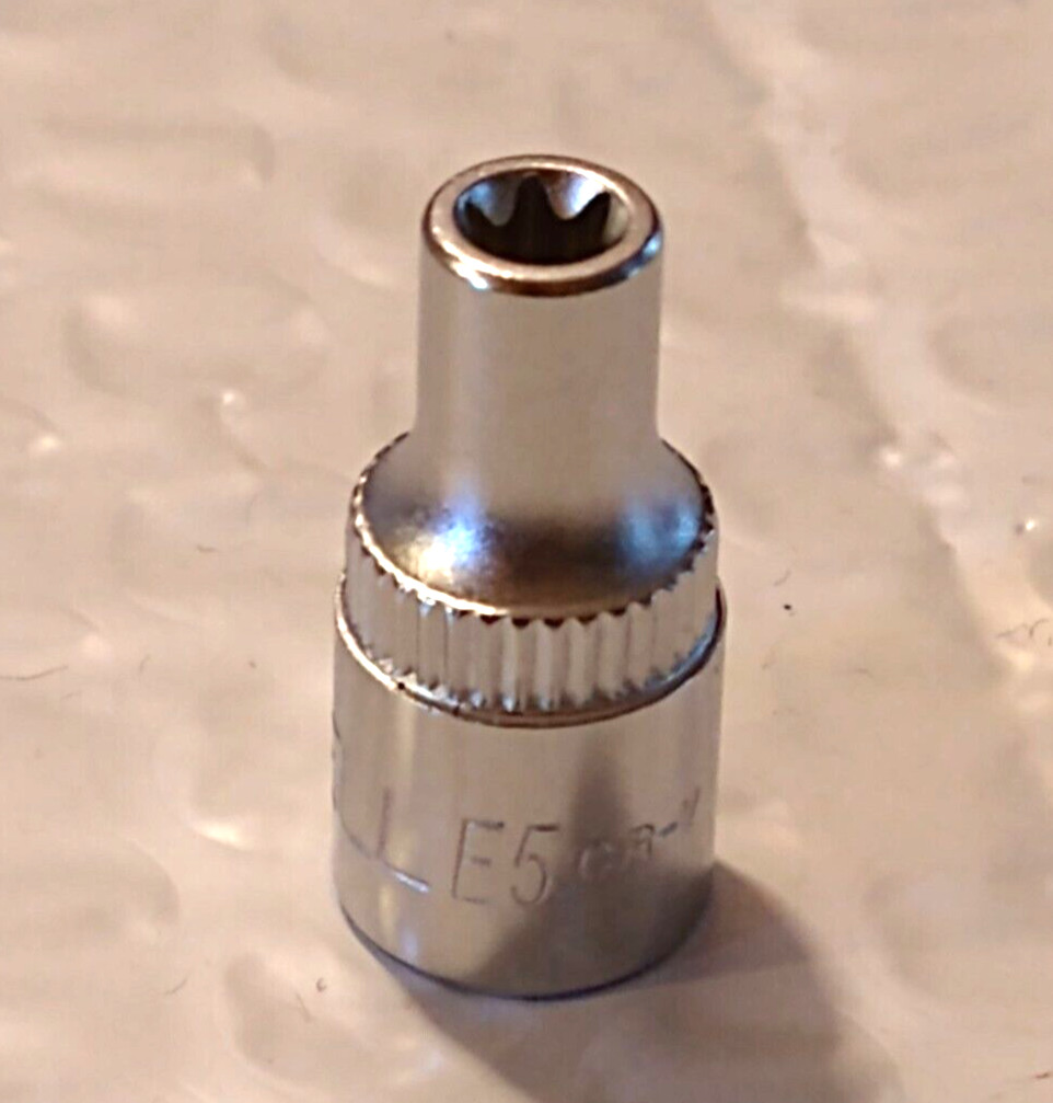 CORNWELL TOOLS CBSE50, 1/4″ DRIVE, E5 INVERTED TORX SOCKET.