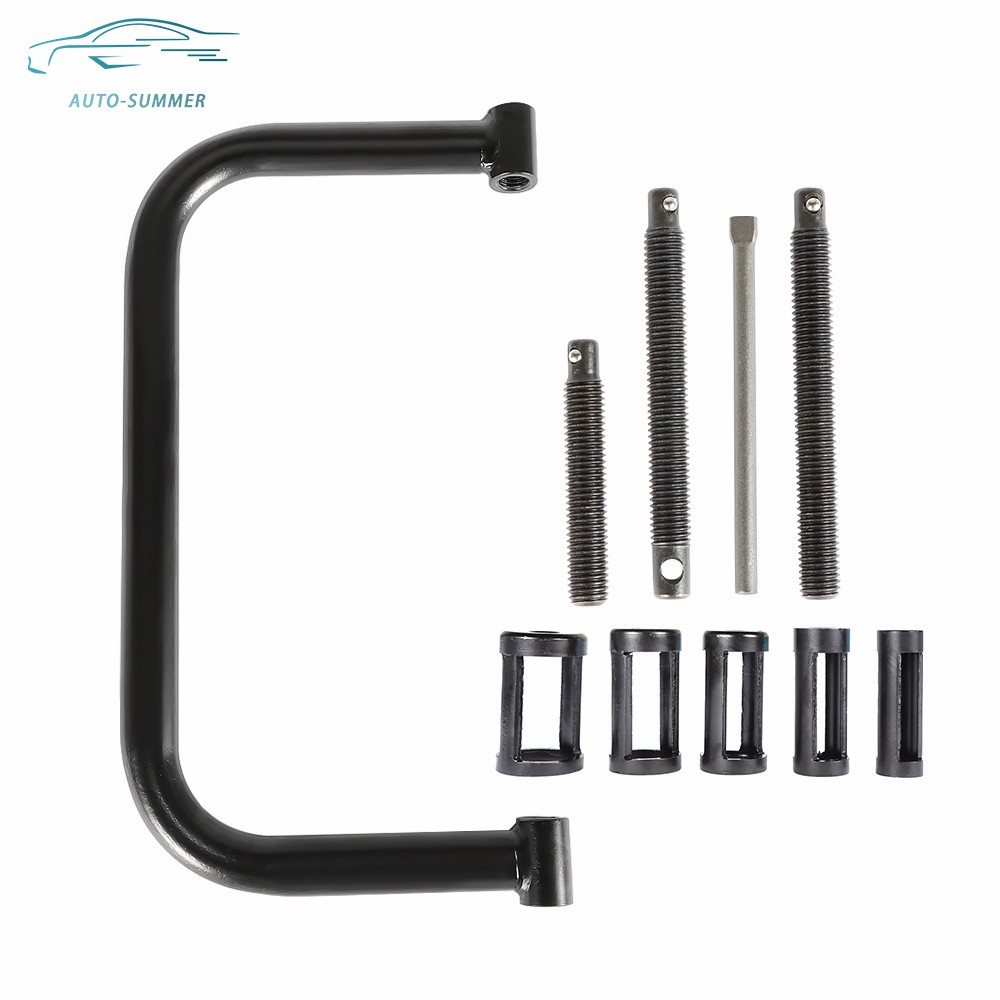 Valve Spring Compressor 10PCS Auto Compression Clamp Tool Service Kit, Valve S