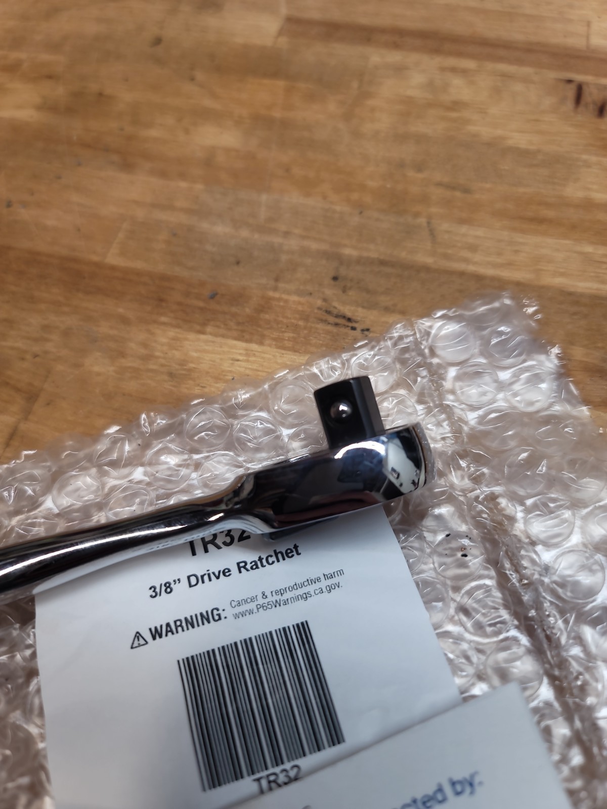 NEW Cornwell TR32 Chrome 3/8″ Drive 5″ OAL 30-Tooth Ratchet