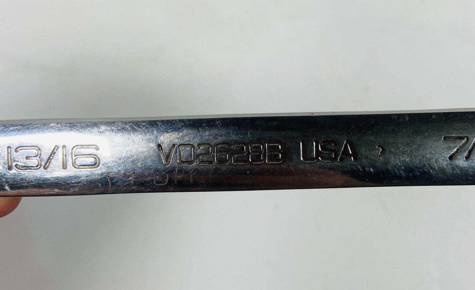 USA Snap-On SAE Double Open End Wrench 13/16″ x 7/8″ VO2628B