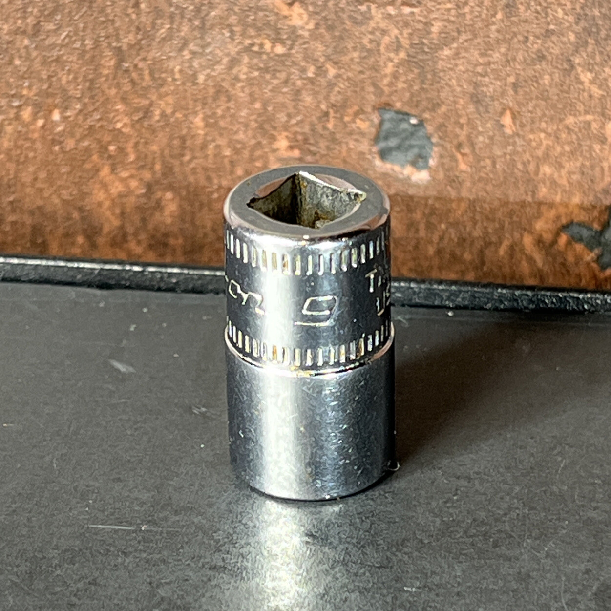 Snap On USA 9mm 6 Point 1/4″ Drive Shallow Socket TMM9 Metric 9 MM Chrome