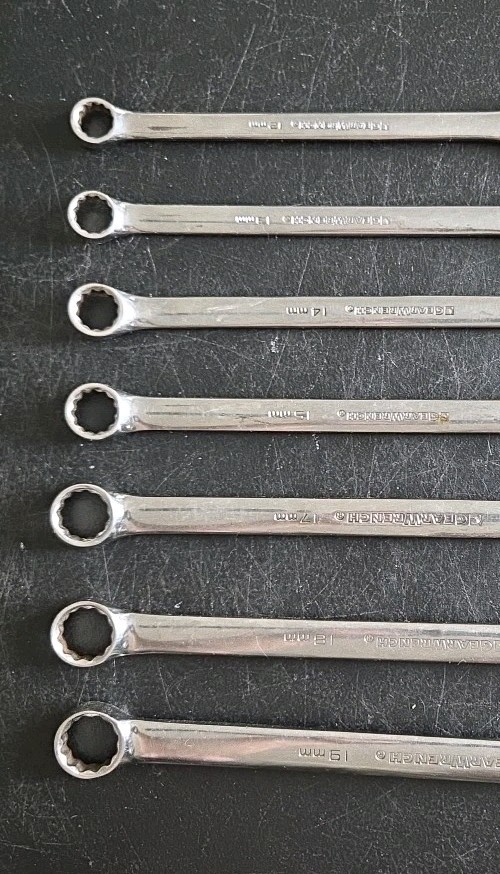 Gearwrench 7 Piece Metric Non Ratcheting Combination Wrench Set