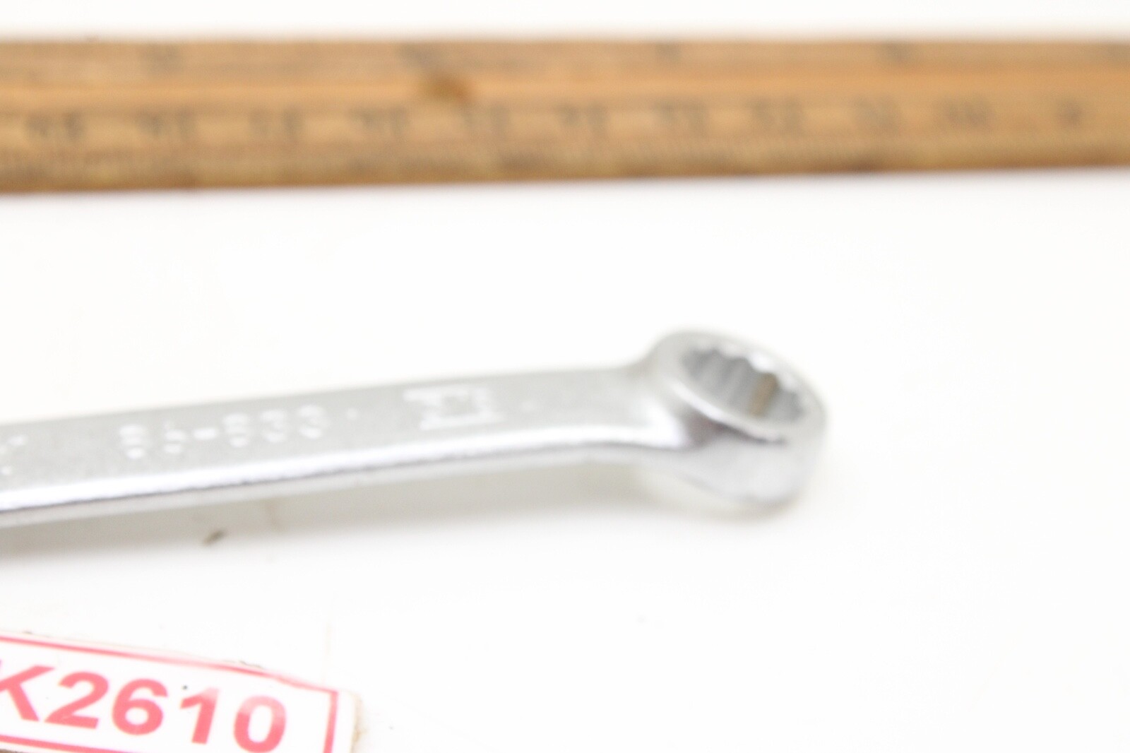 Stanley 86-833 3/8″ 12 Point SAE Chrome Combination Wrench Satin Finish