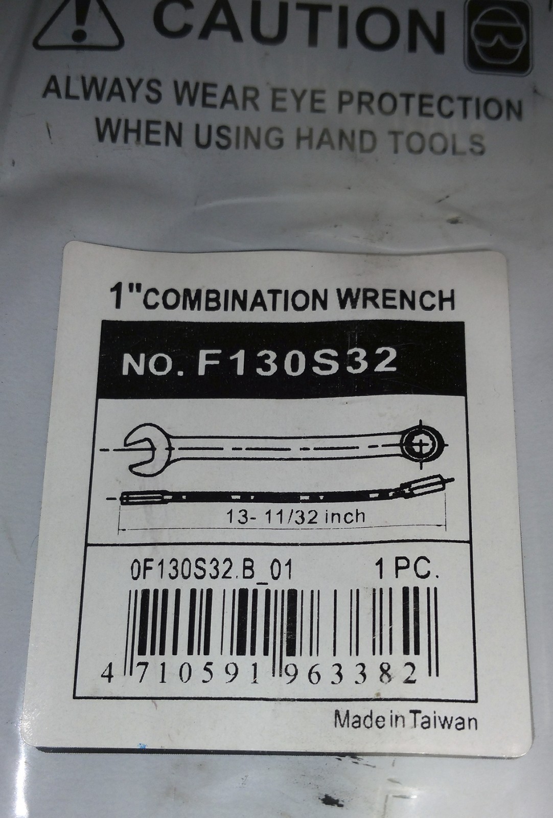 KT PRO KING TONY AMERICA F130S32 1″ SAE 12PT COMBINATION WRENCH