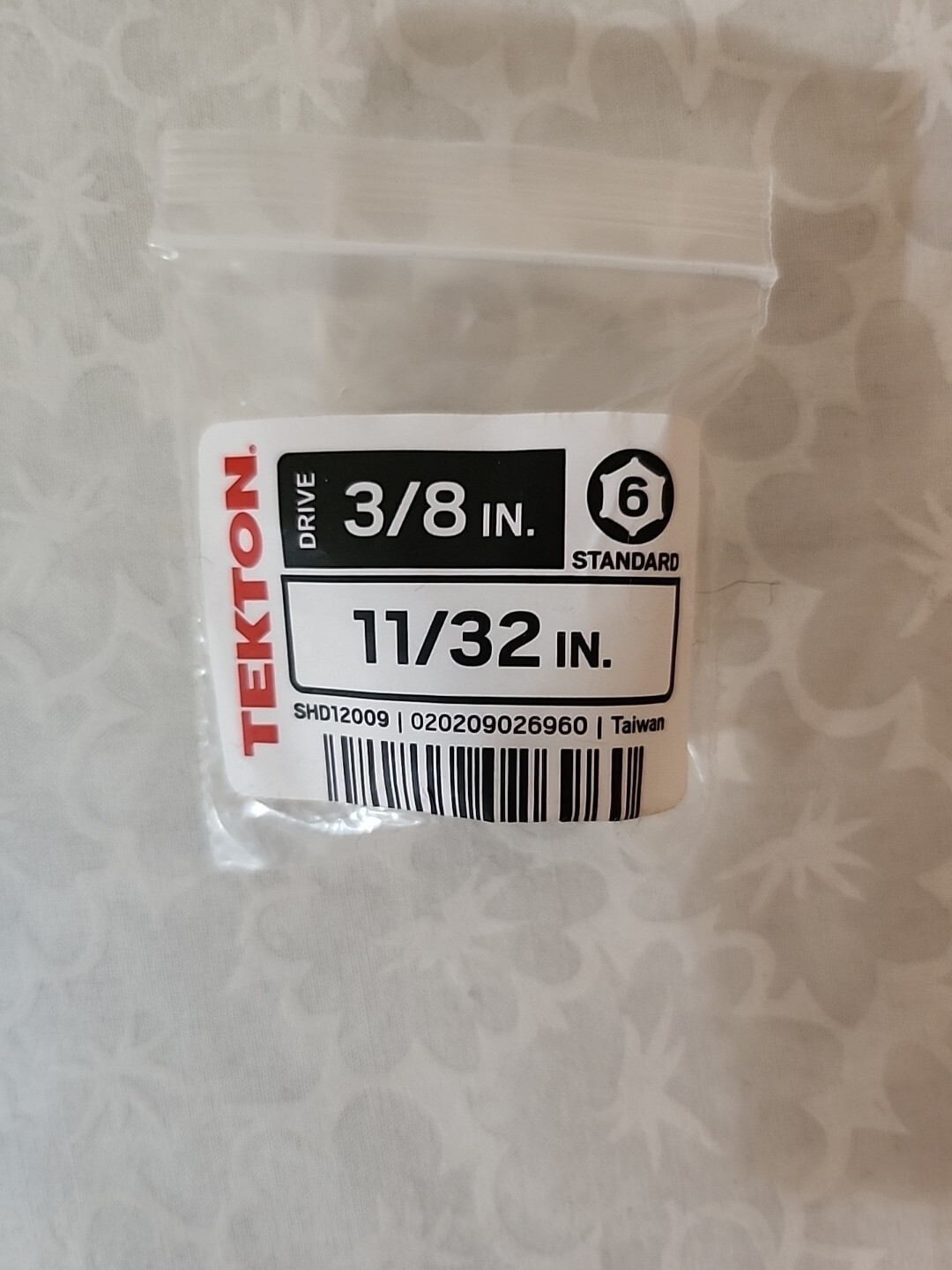Tekton Individual 3/8” Drive Standard SAE Socket 6-point Choose 11/32″ Or 1″