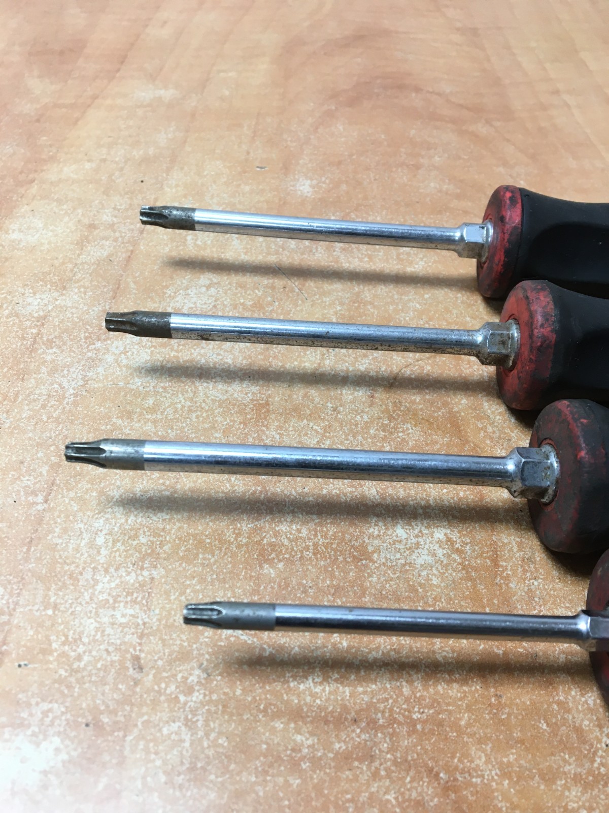 Snap-On Tools USA 4pc TORX Screwdriver Set T20 T25 T27 T30 SGDTX430 SGDTX427