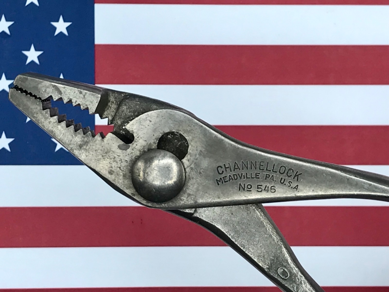 Vintage Channellock Narrow Slip Joint Pliers, No. 546, Meadville, PA. USA 🇺🇸