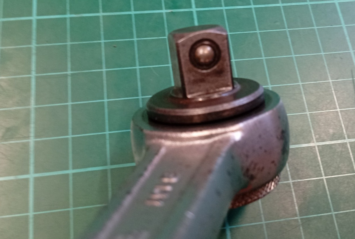 Vintage Facom S.151, 1/2″ Drive, Ratchet, Made In France (Socket Ball Defective)