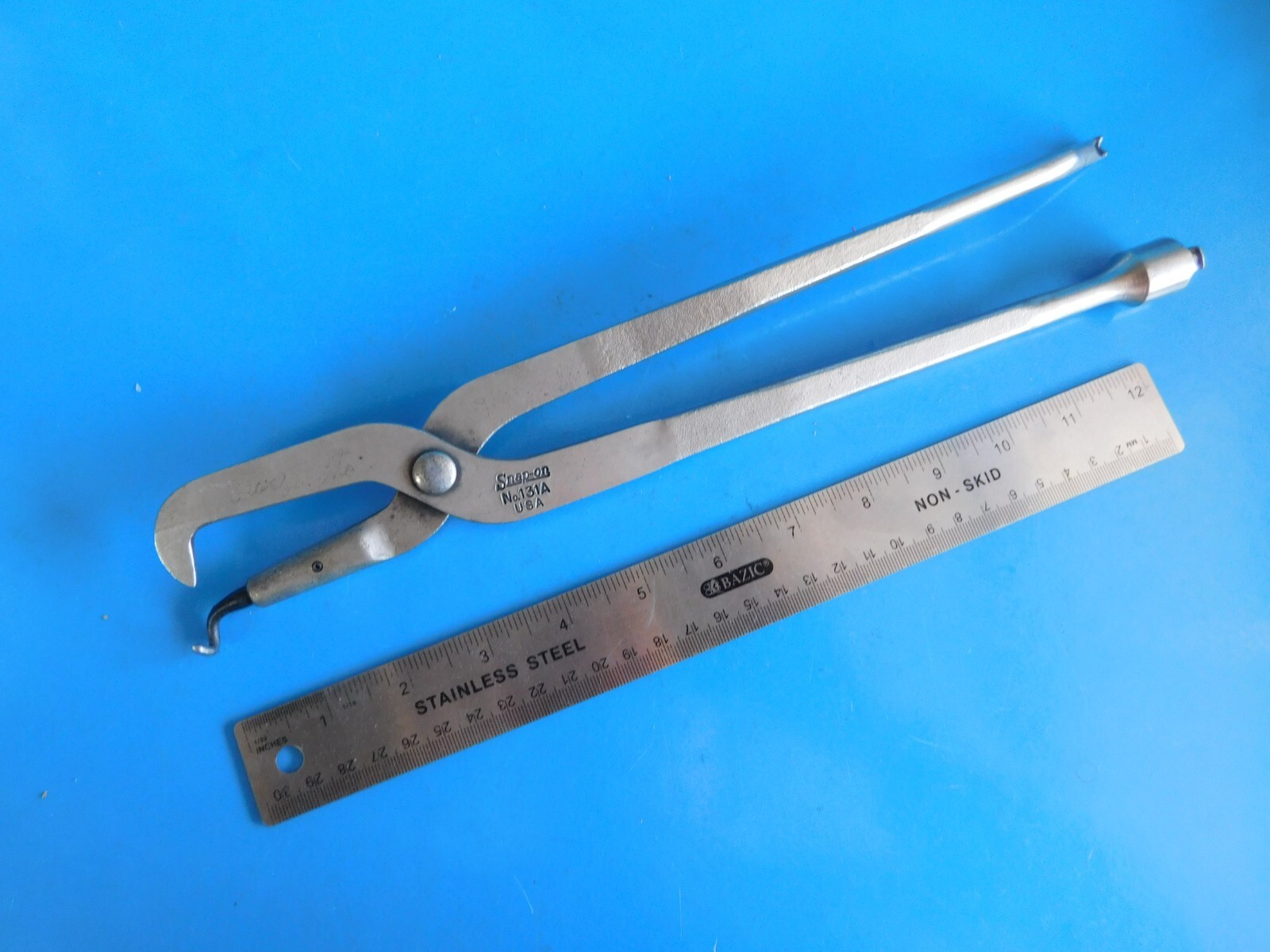 USED, SNAP ON TOOLS BRAKE SPRING PLIERS , PART #131A