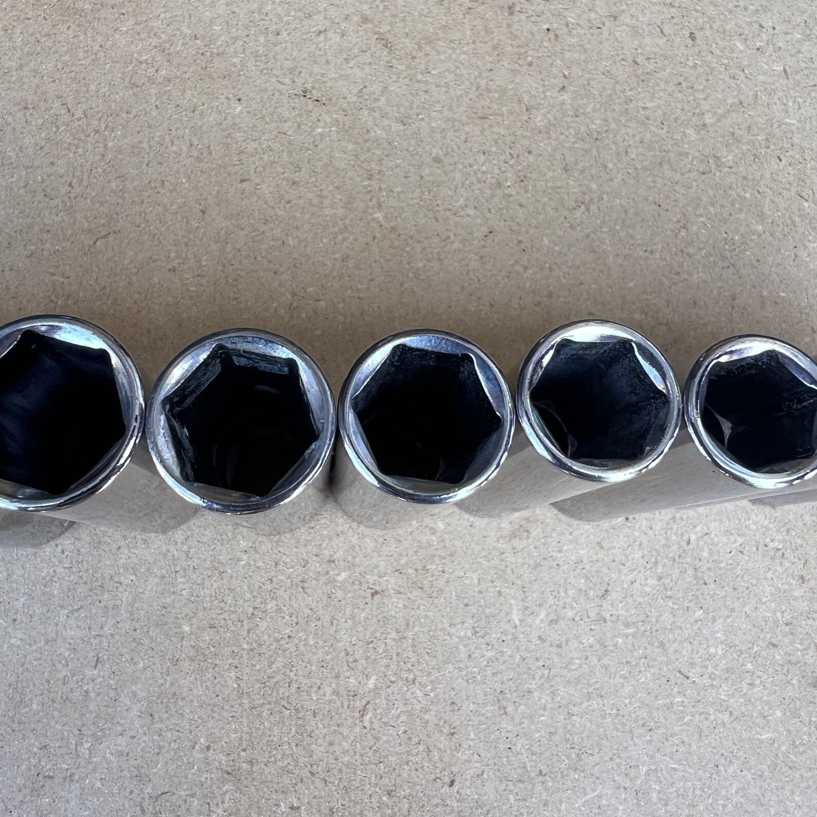 Craftsman 3/8″ Drive 11 Pc Metric Deep Socket Set 9mm-19mm 6 Pt -G2- USA NOS