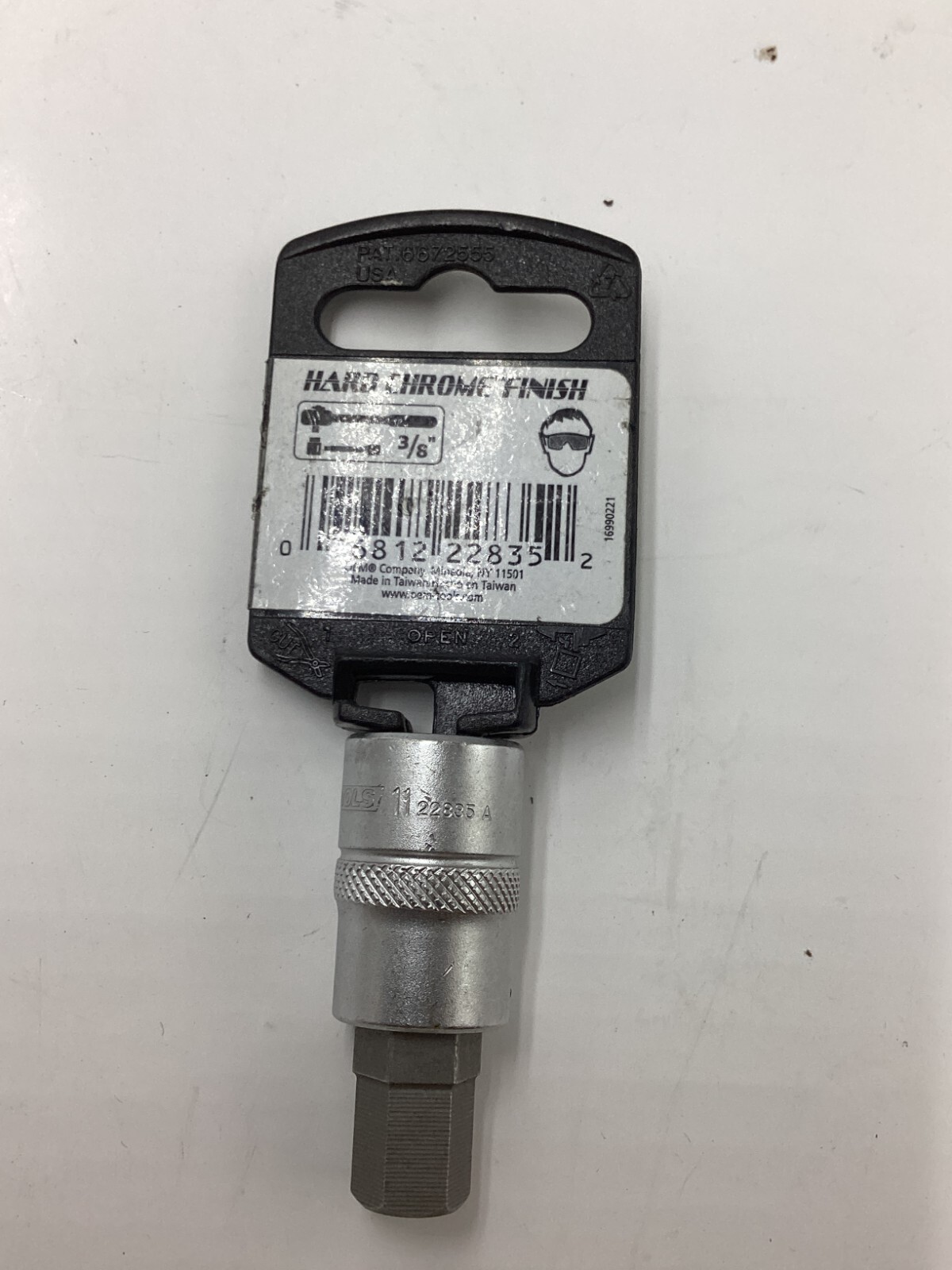 (QTY5) 22835 11 mm Hex Bit Socket (3/8″ Drive) Hard Chrome Finish