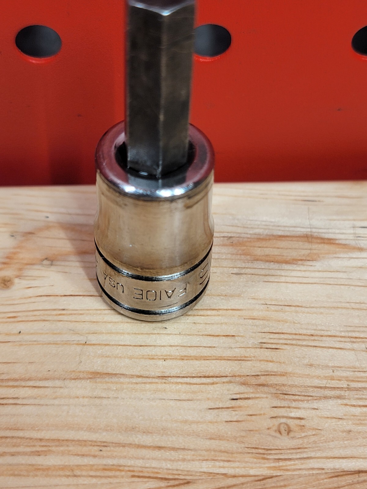 Snap-on Tools FA10E 5/16″ SAE 3/8” Drive Hex Bit Allen Socket Driver USA